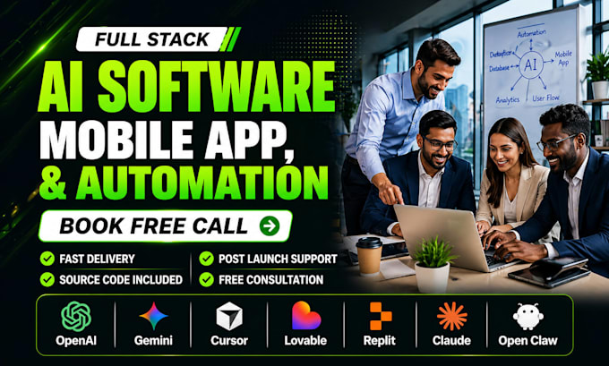do ai mobile app development, ai chatbot, react native, flutter as ai developer