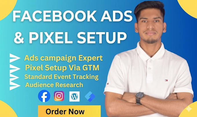 do facebook marketing and pixel setup for fb ads campaign