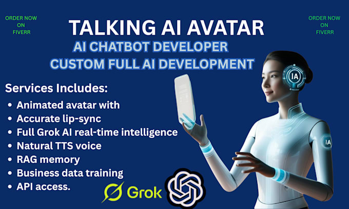 Desarrollaré una aplicación web de asistente virtual con avatar ai en ...
