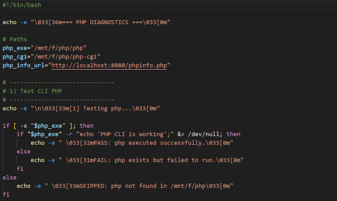 build custom python, powershell, or bash automations and scripts