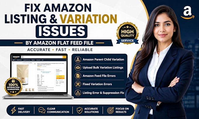 resolve amazon catalog issues, variation errors, and listing problem