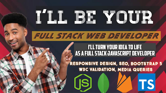 build website, website development, full stack developer