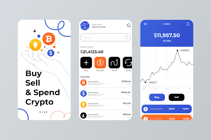 develop decentralized crypto wallet app, defi wallet, multi chain walletdevelop