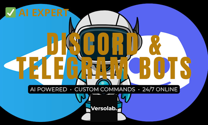 create custom discord or telegram bot with ai features