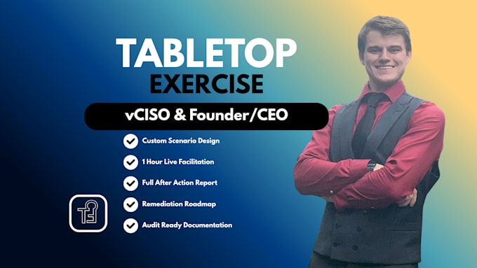 perform a tabletop exercise for you