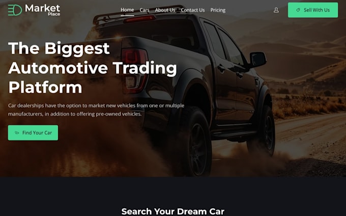 build a professional car auction website on wix with live bidding system