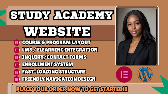 education website design, school website wordpress, academy website design