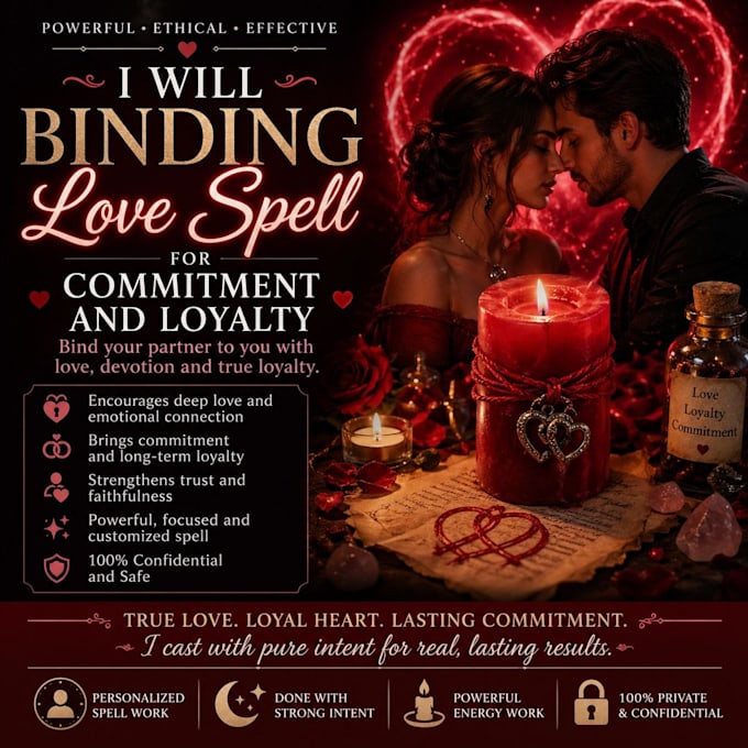 cast binding love spell for commitment and loyalty