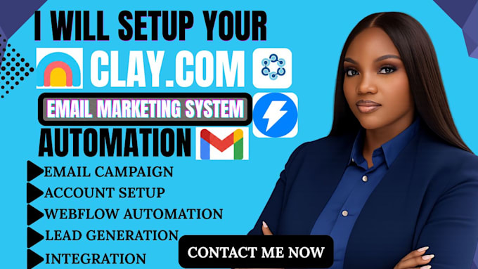 setup lead generation clay com email campaign make com workflows