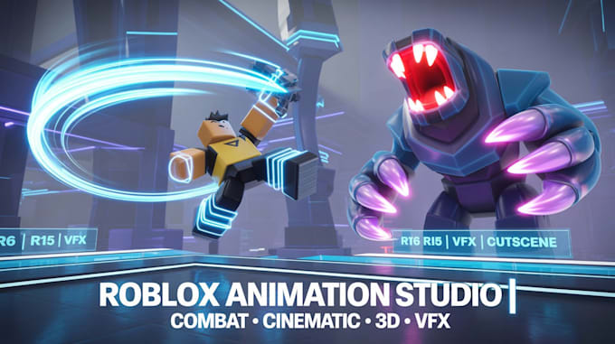 create roblox environment animation and vfx for realistic scene atmosphere