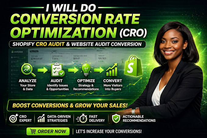 do conversion rate optimization cro, website audit conversion, shopify cro audit