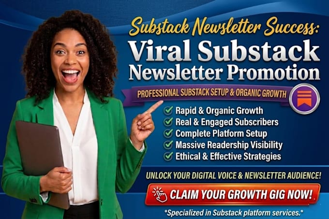 do organic substack newsletter promotion, substack setup, substack subscribers