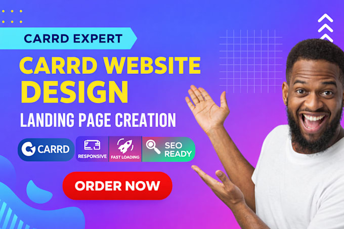 design carrd website carrd landing page website designer
