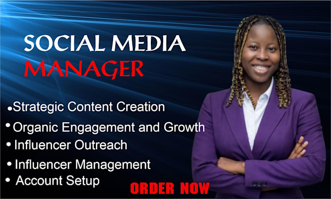 be your virtual assistant, social media manager, canva designer and admin