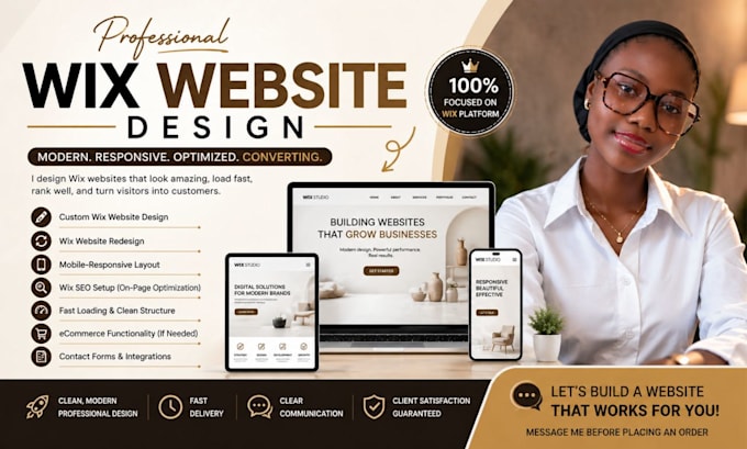 design professional wix website, redesign wix website, wix ecommerce web