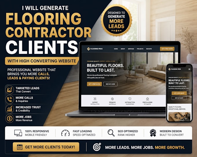 generate flooring contractor, hardwood, vinyl, laminate clients