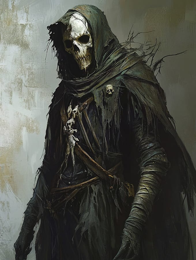 do horror character art and horror character