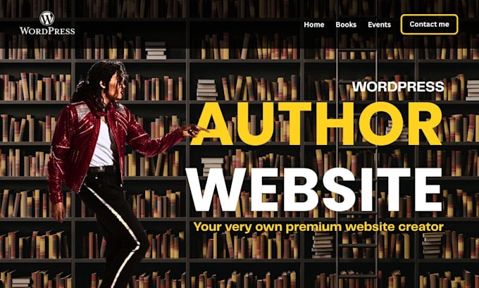 build wordpress author website to grow your reader fanbase, book author website