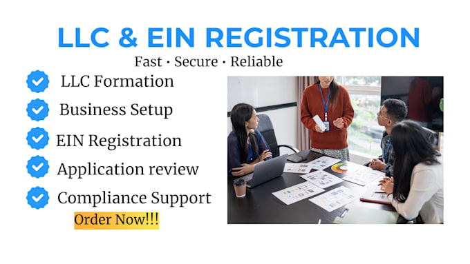 handle llc formation, ein registration and business setup