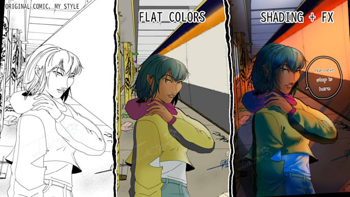 be your color artist for your comic, manga or projects
