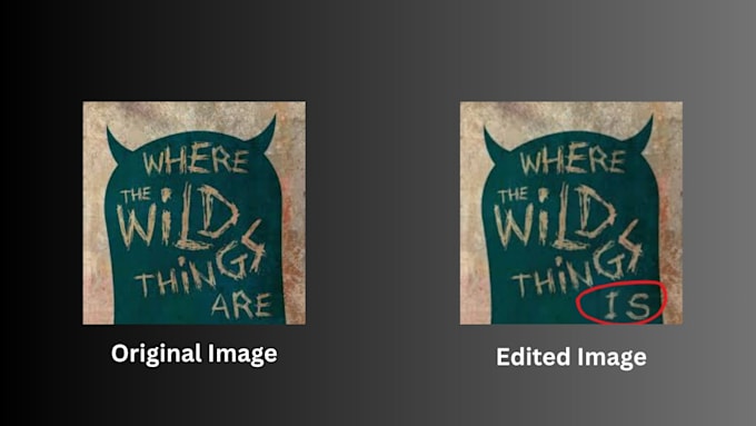 edit text within the picture