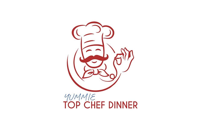 design high end dinner fundraiser logo