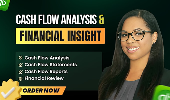 prepare cash flow statement and financial analysis to fix cash flow issues fast