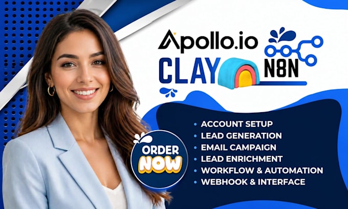 build your apollo sequences, clay com workflows, and hubspot CRM automation