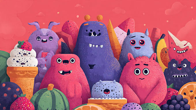 draw cartoon illustrations for you