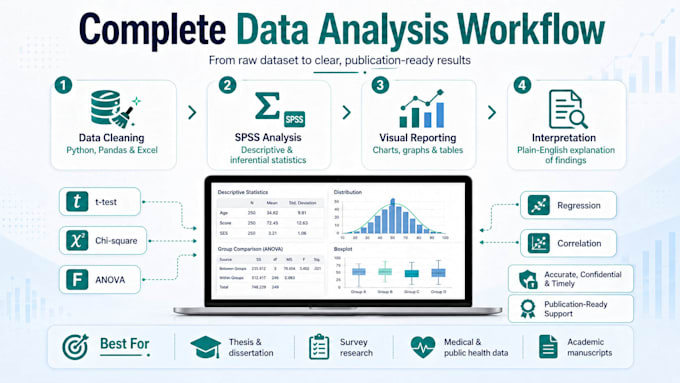 perform spss statistical analysis on your dataset