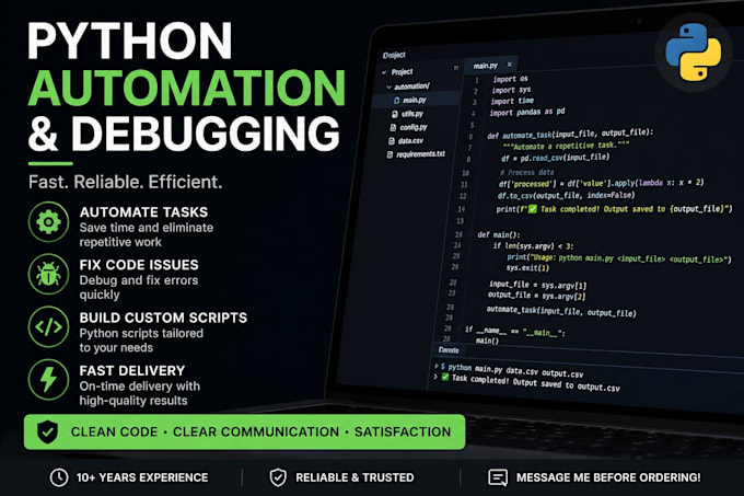 automate tasks, debug code, and build custom software solutions
