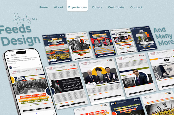 design professional social media feed posts