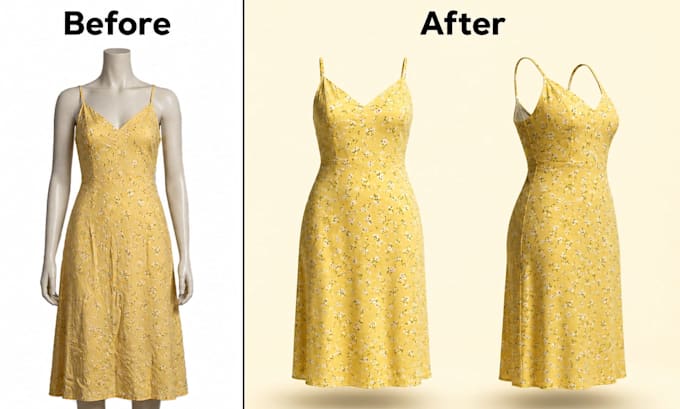 ghost mannequin and invisible mannequin editing for clothing