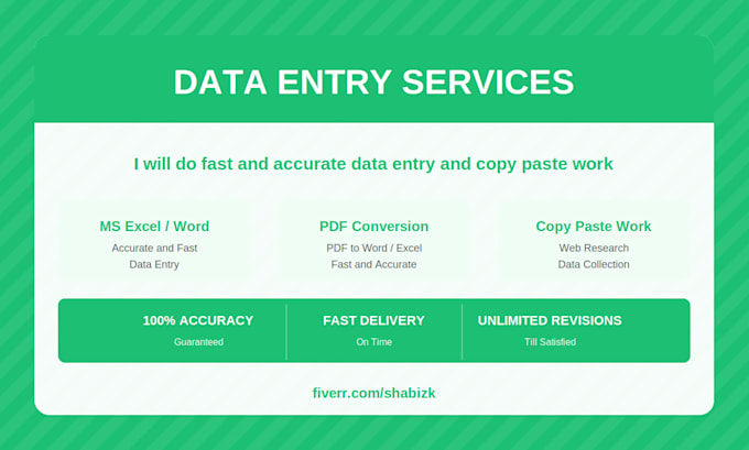 do fast and accurate data entry and copy paste work