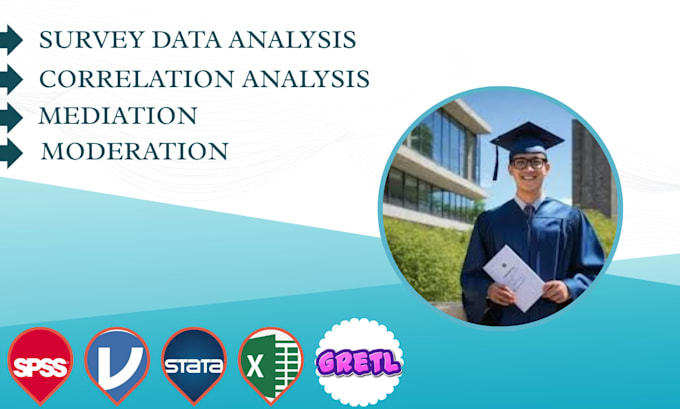 survey data analysis, regression, correlation, mediation and moderation in spss