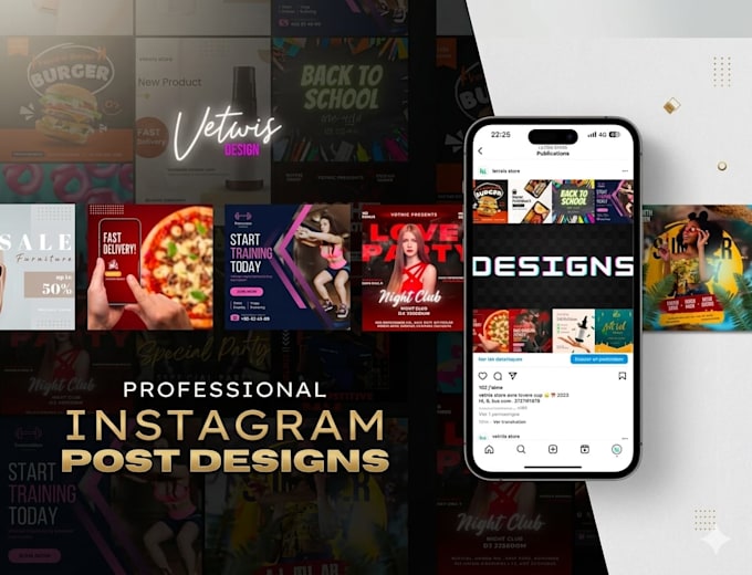 design aesthetic canva instagram posts for your brand