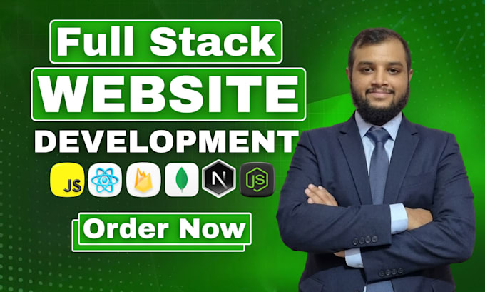 Build custom website, full stack website development as front end ...
