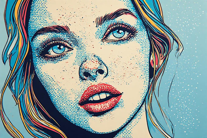make awesome wpap pop art portrait for you