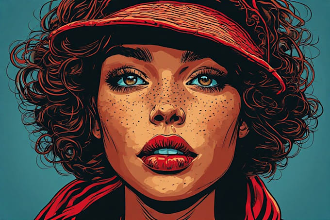 do digital handrawn wpap pop art