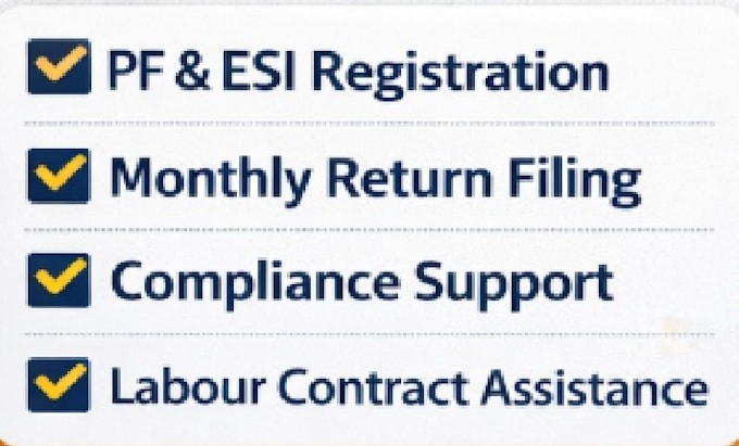 provide pf esic pt compliance support for india
