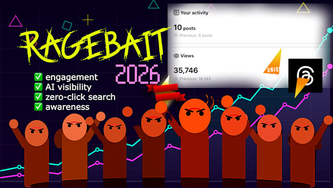write viral ragebait posts for social media engagement