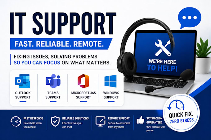 fix microsoft 365, outlook and windows issues