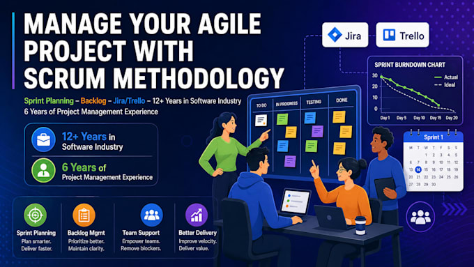 manage your agile scrum project professionally