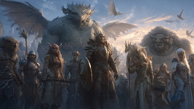 fantasy art, creatures and characters