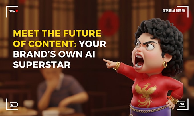ai character and social media content