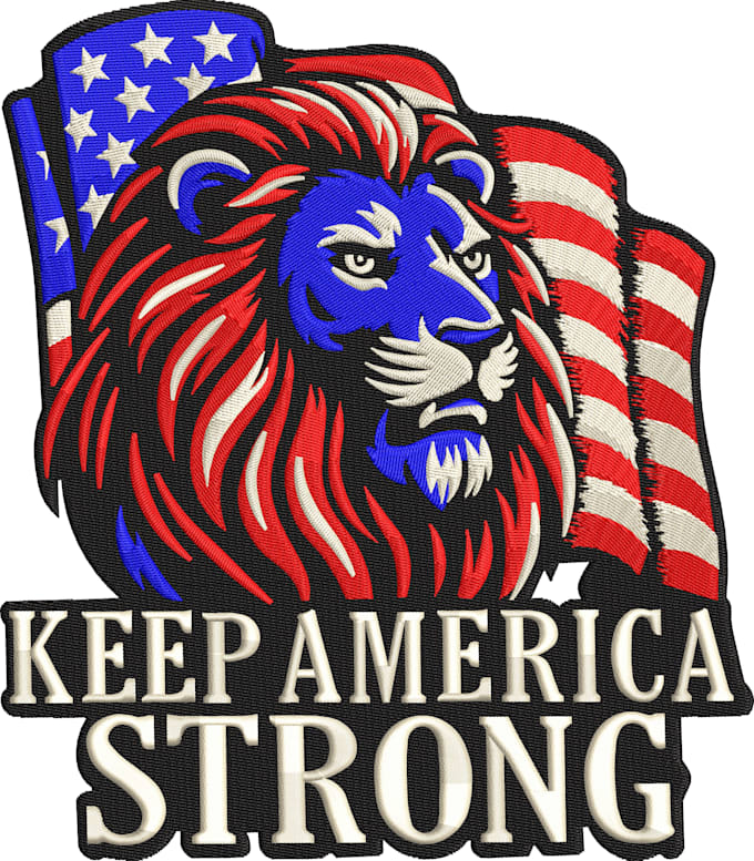 embroidery digitizing, logo, digitize image for embroidery patch design