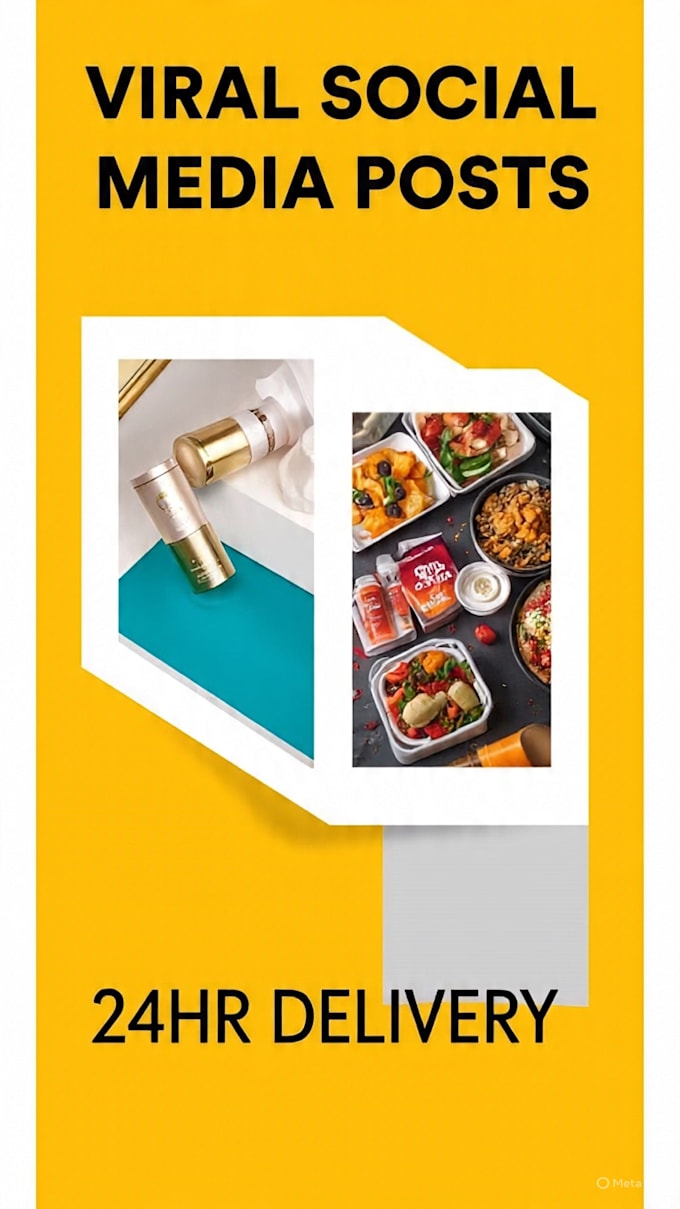 design viral instagram and facebook social media posts