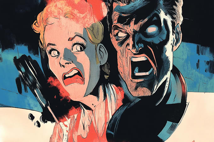 comic book illustration with comic book illustrator