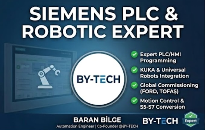 provide expert siemens plc hmi programming and robotic integration