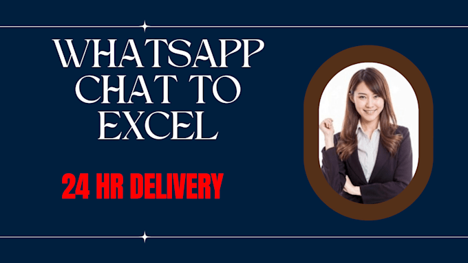 Convert whatsapp chat to excel spreadsheet in 24 hours 2026 by Aleeha ...